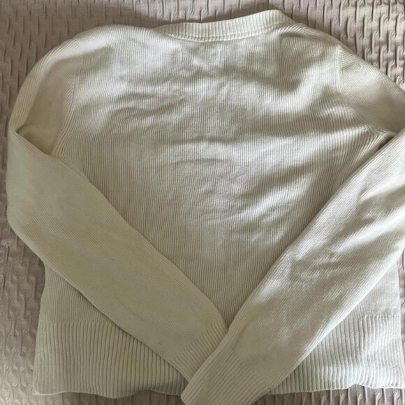 Hollister Co. Women's White Cardigan - Picture 2 of 4